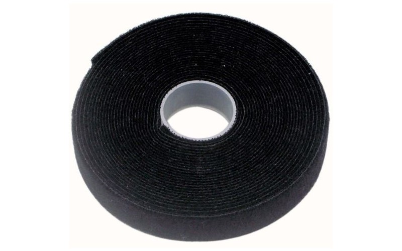 Klettband für Vlies, 5 cm x 25 m (schwarz)