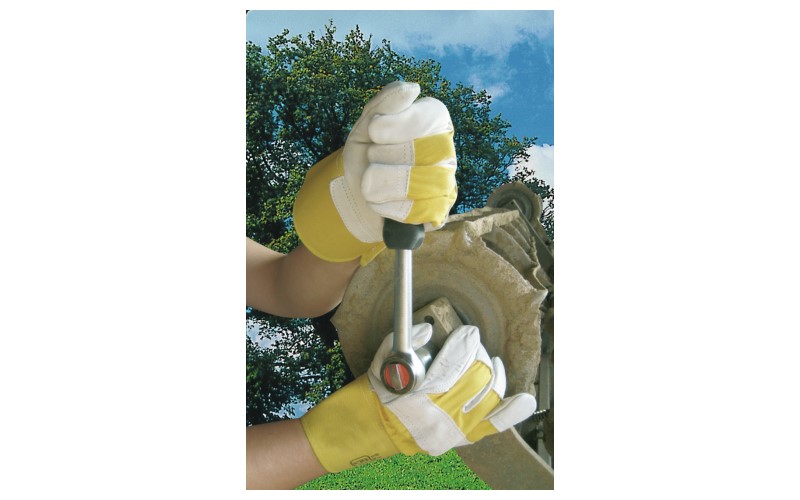 Handschuhe LEDER YELLTOR, GR.11, gelb